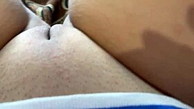 I masturbate my pussy at home