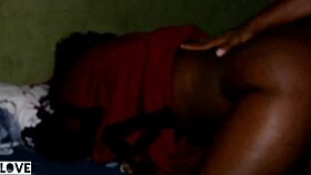 in the hotel room, the amateur chick with a big ass spreads her pussy and gets fucked hard