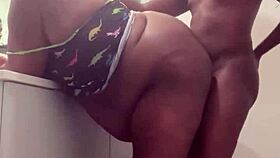 She says, 'Fuck me quick in the bathroom with my big tits bouncing.'