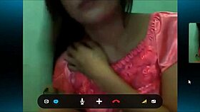 My pinay girlfriend on webcam