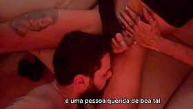 I, the bearded man, suck 41 cocks in this full video series of blowjobs