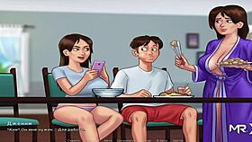 Yo, check SummertimeSaga with that huge cucumber sliding in! 🍆💦