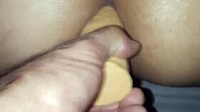 Client teases my tight shemale ass with playful touches, stirring deep desires and intense arousal