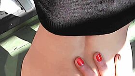 OUTDOOR MILF PISSING with big natural tits and ass