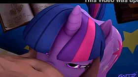 Twilight Sparkle blows and rides!