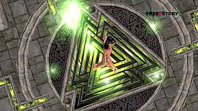 Teen 18+ Cartoon Girl Fingering Pussy and Ass