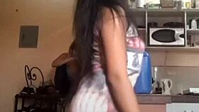 i filipina dance and undress with clothes ripped