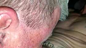 Partner sucking Brett's cock