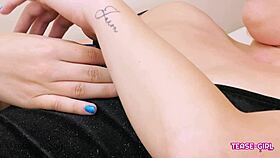 super hot blonde teen shows off solo skills