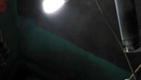 Watch this young mom showering her big boobs.