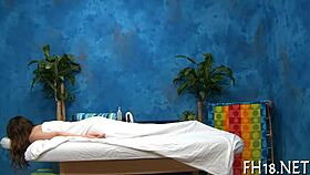 Detailed scenes of sex in a massage parlour with erotic images