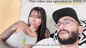 She Arrives from Hometown Craving Huge Cock in Tight Wet Pussy for Deepthroat Humiliation and Bareback Cowgirl Cum Facial