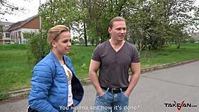 petite czech cutie got the wildest fanny bang in movin van, oops!