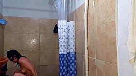 Husband Finds Hot One In Shower And Can't Resist Sticking Dick In