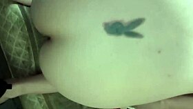 Trans woman sucks huge cock