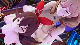 is lisa fucking amber's futa cock in genshin?