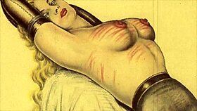 Vintage comic drawings from antique anime hentai collections.