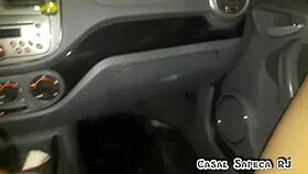 I suck my friend while he drives through nova iguaçu streets