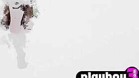 Brunette Milf Undresses Outdoors, Ripping Clothes To Reveal Perfect Body And Small Tits