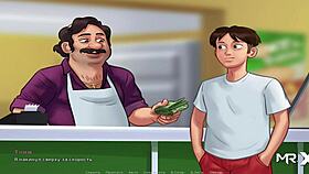 Summertimesaga e2 62 - rødhåret babe får sin stramme fisse boret i varm anime action