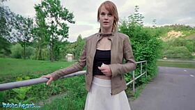 Redhead Ariela Donovan Gets Fucked Deep In A Tunnel By Public Agent