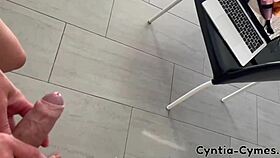 Blow Job POV: German Wife Gets Cum In Mouth Facial While Husband Watches Homemade Porn