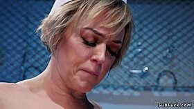 dominant milf nurse fucks bound patient rough