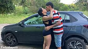 Watch this fat wife blowjob interracial couple in abandoned site