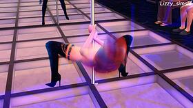 Can a rich guy really pay to fuck strippers in the club with rough 3some action?