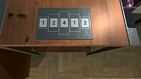 In the room of sex dolls, teen escapes by riding monster cock and taking bukkake.