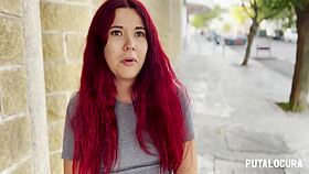 Putalocura - Torbe Catches Adorable Spanish Redhead Lilly Brans. She Rides and SWALLOWS in Hot Action.