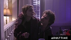 Adult Time - Voyeur Lesbian Teen 18+ Watches Aidra Fox And Kristen Scott Lick Each Others Pussies