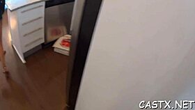 casting turns into sexy fucking with mature teen 18+ pussy orgasm in hardcore amateurs 😈