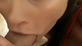 pov of sexy striptease turning into wet blowjob and fuck for italian lover