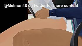 dean's pet femboy gets fucked hard by the school dean in the office