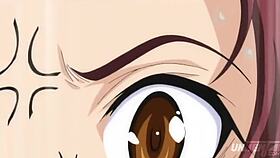 Busty teen 18+s battle it out for one lucky man in hentai.