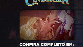 Hey, two hot European maidens are giving a blowjob to the servant in Cinderella parody! 😘