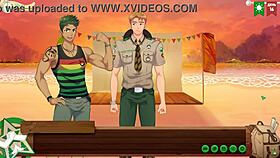 game friends camp episode 17 - scout badges russian voice acting