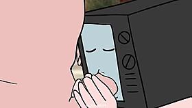 Cameraman sucks tv woman's pussy