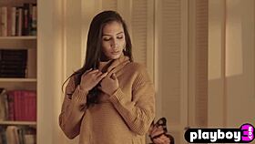 Gianna Dior Strips Naked In Stockings For Playboy