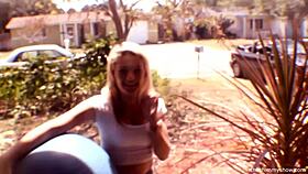 hope harper workout on exercise ball