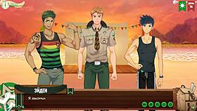 game friends camp episode 17 - scout badges russian voice acting