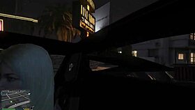 Intense first-person hooker encounter in GTA 5 car