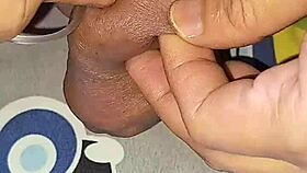 Myanmar Gay CockloverMLM Goes Wild with Homemade Saline Injection on Big Cock!