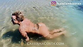 Blonde milf delivers intense amateur footjob action