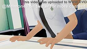 dean's pet femboy gets fucked hard by the school dean in the office