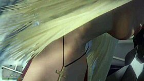 Intense first-person hooker encounter in GTA 5 car