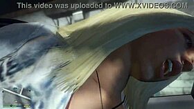 Intense first-person hooker encounter in GTA 5 car