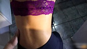 Dry Humping In Leggings Leads To Cum In Pants