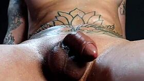 Hot Transsexual Squirting On Webcam Behind The Scenes